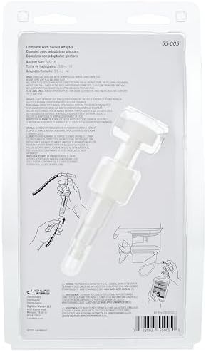 LubriMatic 55-005 4CC Fluid Pump for Quart Size Bottles w/ Metal Marine Fitting
