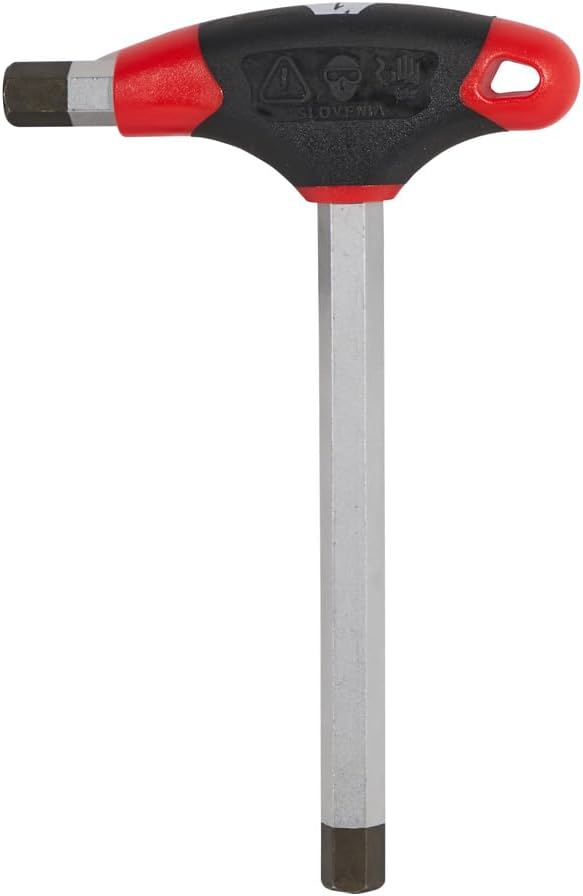 KLEIN TOOLS JTH6E17 1/2-Inch Hex Key, Journeyman T-Handle, 6-Inch