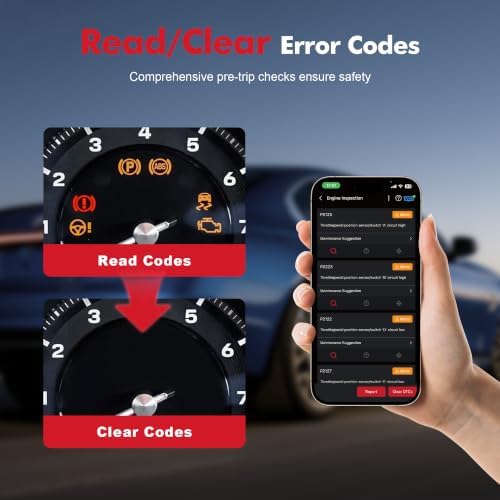 GOOLOO DS100 OBD2 Scanner Bluetooth, OBDII Car Code Reader for iOS& Android