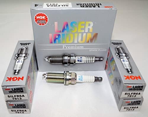 NGK (7913) SILFR6A Spark Plug - Pack of 4
