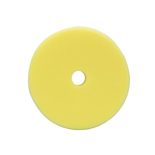 Maxshine 5” Universal High Pro Polishing Foam Pad – Compatible with DA & Rotary Polishers – Professional Detailing Pad for Swirl Removal & Gloss Clarity – Washable & Reusable – Hook & Loop Backing