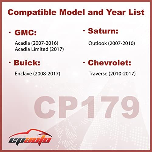 EPAuto CP179 (CF179C) Cabin Air Filter Replacement for Chevrolet and GMC