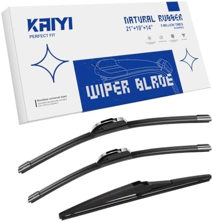 KAIYI 3 Windshield wipers Compatible with Mazda 3 2004-2009