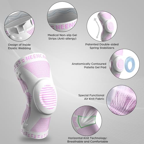 NEENCA Professional Knee Brace, Medical Knee Support for Women & Men Relief