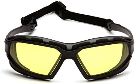 Pyramex Safety Highlander XP Eyewear, Frame/Indoor-Outdoor Mirror Anti-Fog Lens