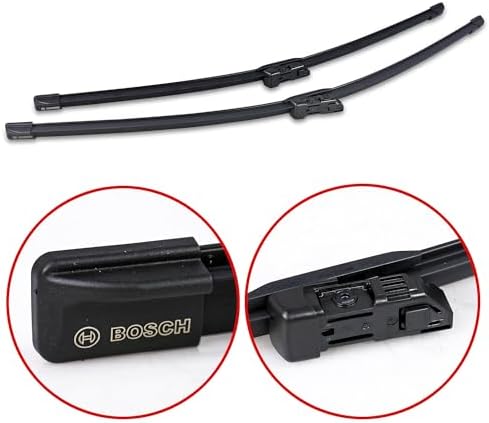 BOSCH 3397007854 AeroTwin Wiper Blades - Set of 2 (26" & 23") Top Lock 19mm
