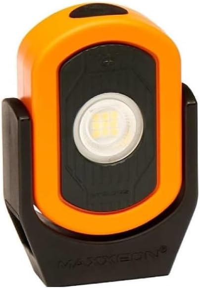 Maxxeon MXN00813 - WorkStar 813 CYCLOPS Rechargeable Work Light, IP64, 6' Drop Test, HiViz Orange