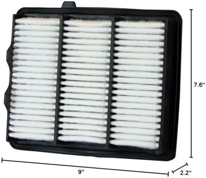 ECOGARD XA11569 Premium Engine Air Filter Fits 2018-2022 Honda Accord 1.5L (Pack of 6)