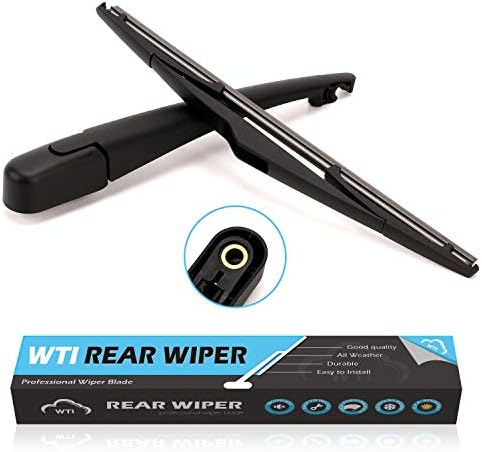 WTI Rear Wiper Arm Blade Set Compatible With Kia Sportage 2011-2016 / Compatible With Hyundai Tucson ix35 2010-2015 SUV Rear Windshield Window Wiper Kits Assembly New Replacement Accessories Parts