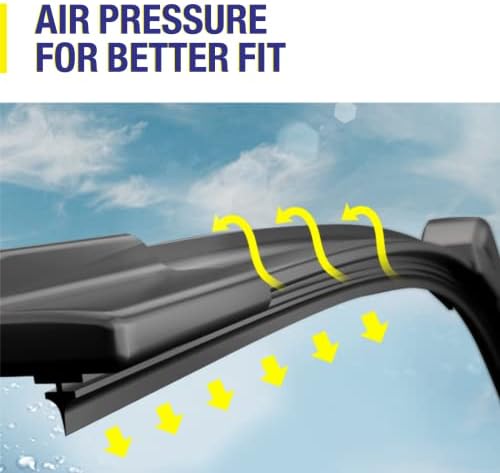 5 PLUS Custom-Fit Wipers fits 2006-2012 Ford Fusion Wiper Blades