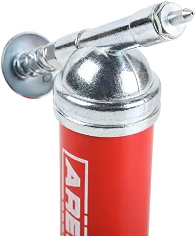 ARES 53010 – 3-Ounce Push-Type Mini Grease Gun - Needle Nozzle Easily Greases Small Fittings – One-Handed Operation - 3000 PSI Working Pressure