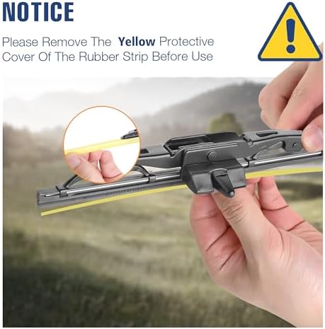 10 Inch Rear Wiper Blade Replacement for Toyota FJ Cruiser 2014 2013 2012 2011 2010 2009 2008 2007 Original Equipment Replacement Rear Windshield Wiper Blade(10-F)