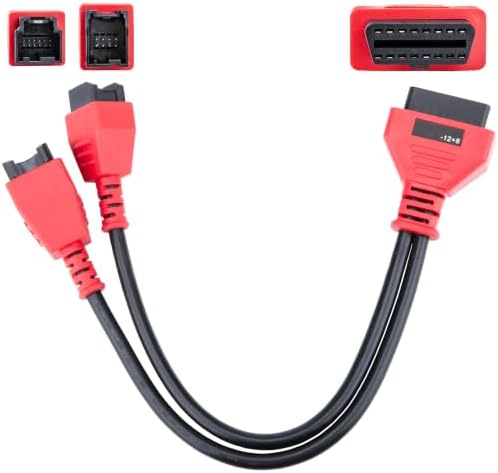 ecocstm 12+8 Pin Connector to OBD2 Adapter, Secutiry Gateway Bypass Cable