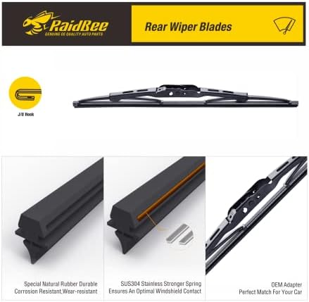Rear Wiper Blade, 13 inch Replacement for Chevrolet Suburban 1963-1966,2015-2020 Back Windshield Wipers(13-N)
