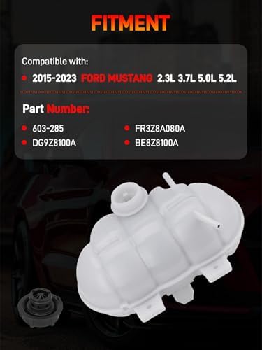 Engine Radiator Coolant Reservoir Expansion Tank with Cap