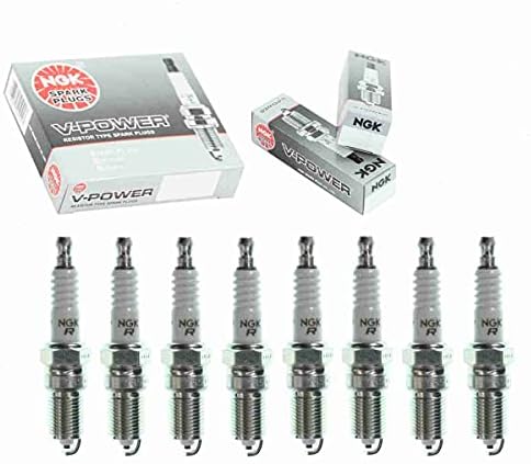 8 pc NGK V-Power Spark Plugs for Chevrolet Avalanche 1500 5.3L V8 2002-06