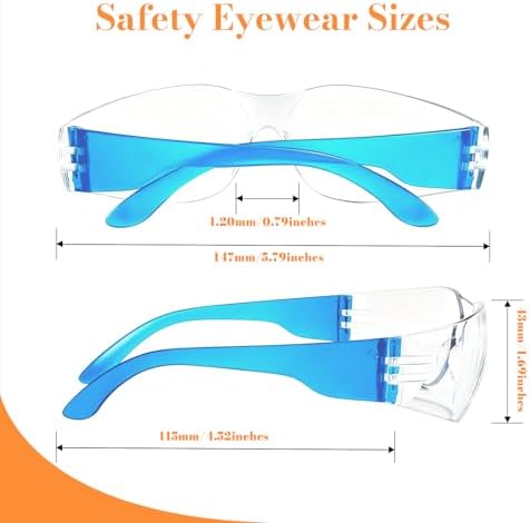 BIRDDIE Safety Glasses Anti Fog 20pcs For eye protection at work Unisex