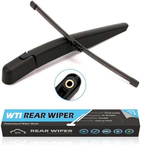 WTI Rear Wiper Arm Blade Set Compatible With Ford Explorer 2020-2024 Rear Windshield Window Wiper Kits Assembly New Replacement LB5Z 17526 B / LB5Z-17526-B / LB5Z17526B