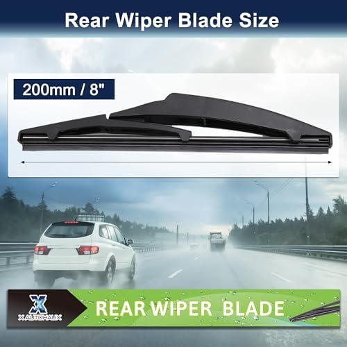 X AUTOHAUX 200mm 8 Inch Rear Wiper Blade for Lexus CT200h 11-17 1 Pc
