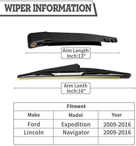 Rear Wiper Arm Blade for Ford Expedition Lincoln Navigator 2009-2016