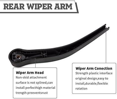 Rear Wiper Arm Blade for Dodge Durango 2004-2009,Chrysler Aspen 07-09