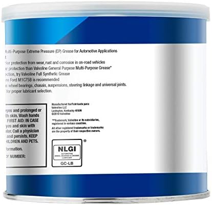 Valvoline Multi-Vehicle Moly-Fortified Gray Grease 1 LB