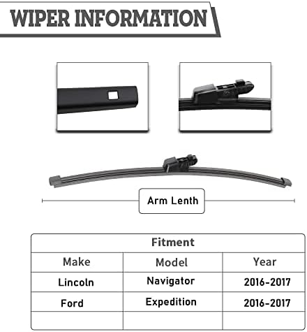 Rear Wiper Blade for Ford Expedition/Lincoln Navigator 2016-2017