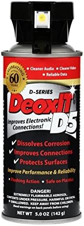 HOSA D5S-6 CAIG DeoxIT 5% Spray Contact Cleaner, 5 oz. & OCO Boost Plus GB40 1000 Amp 12-Volt UltraSafe Lithium Jump Starter Box, Portable Power Bank Charger