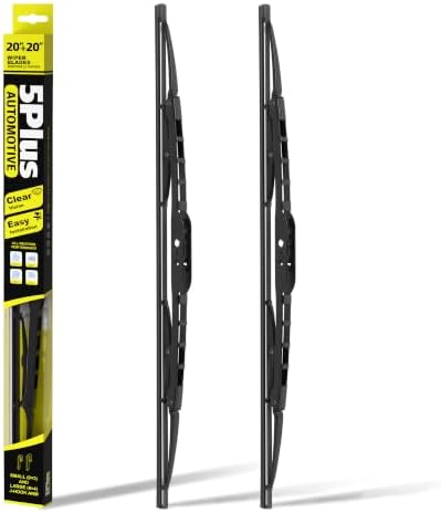 5 PLUS® 20"+20" Silicone Wiper Blades Fits Ford Expedition 2000-2007