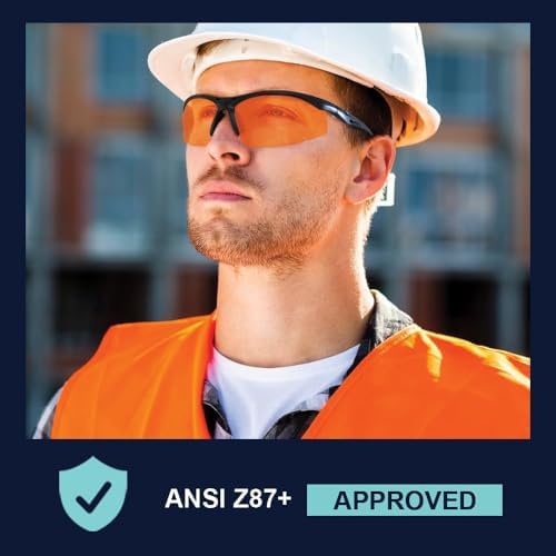 Bifocal Safety Glasses - Safety Lenses with Readers for Healthcare, Woodworkers, Motorcyclists, Workshop - Ansi Z87+