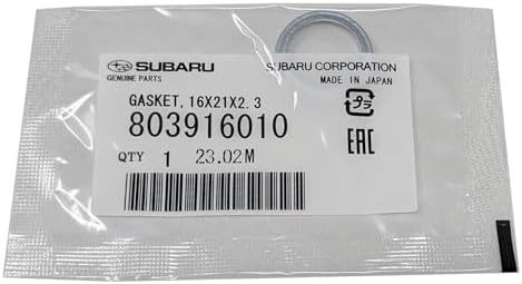 Subaru Engine Oil Filter & Crush Washer Kit (1, 2, 3, 6, 12 pks available) Outback Legacy Impreza Forester XV Crosstrek Ascent 15208AA21A 803916010 (2 Pack)