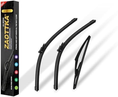 28"+21"+12" Windshield Wiper Blade Replacement Kit for 2006-2012 R350 / 2006-2011 ML350 / 2007-2012 GL450 - OEM Quality All Season Windshield Wiper Top Lock (Set of 3)