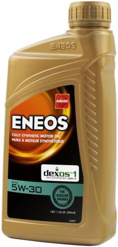 ENEOS 5W-30 Fully Synthetic Motor Oil, API SQ, dexos1 Gen3, 1 Qt