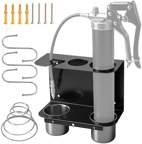 Grease Gun Holder, Grease Gun Garage Organizer Wall Mount