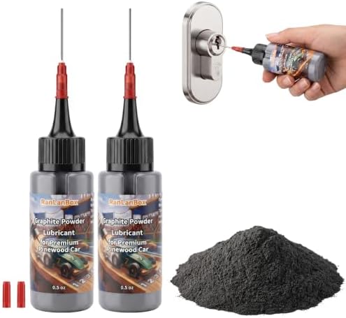 Graphite Powder Lubricant, Dry Lube, Reduces Friction, Increases Speed