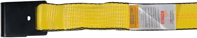 Mytee Products 20 Pack Ratchet Tie-Downs with Flat Hooks, 2" x 20' Yellow Ratchet Straps | 10,000 Lbs Breaking Strength | Tie Down Ratchet Straps for Flatbed, Truck, Trailers Pickup