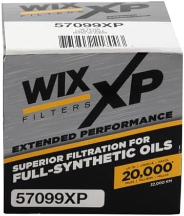 WIX 57099XP WIX XP Oil Filter Replacement, Built for Synthetic Oil - Compatible With Chev/GMC Trks + Vans w/ 7.4L, 8.1L (99-12)
