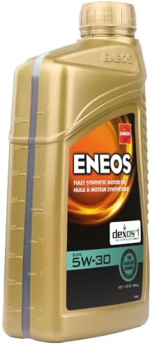 ENEOS 5W-30 Fully Synthetic Motor Oil, API SQ, dexos1 Gen3, 1 Qt