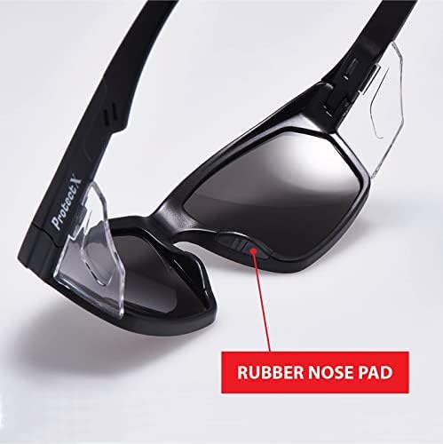 ProtectX Classic Safety Glasses, Anti-Fog Scratch Resistant Lenses