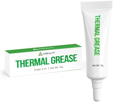 Creality Official 3D Printer High Thermal Grease, 350℃ High-Temperature Resistant Paste, Excellent Thermal Conductivity Grease for 3D Printer Hotend/Nozzle, Suitable for All 3D Printers (1PC)