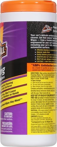 Armor All Interior Car Cleaning Wipes, Car Wipes for Dirt and Dust, 30 Count (Pack of 2)
