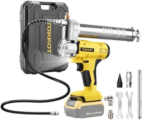 Cordless Electric Grease Gun Compatible with DeWalt 20V/18V Battery