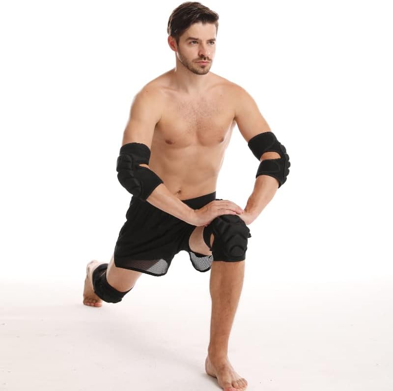 SUJAYU Volleyball Knee Pads for Women & Men, Dance Knee Pad for Women Men Wrestling Knee Pad Wrestling Gear, Crash Pad Roller Skating Gear Knee Protector Soft Knee Pads for Work (Medium)