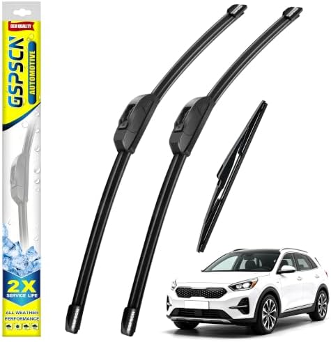 GSPSCN Windshield Wiper Blades for Kia Niro/Niro EV 2023-2026 (Pack of 3)