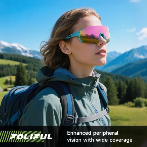 Sports Polarized Sunglasses Men Women for Running Baseball Hiking