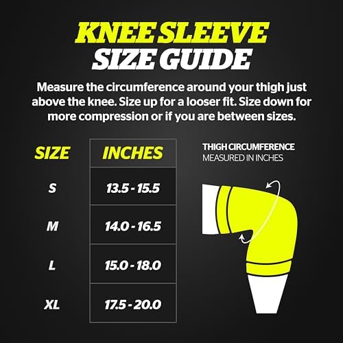 Storelli Knee Sleeve, Compression Knee Brace, Zero-Slip Silicone Band, Customizable Fit, Performance Support and Recovery, Superior Breathability