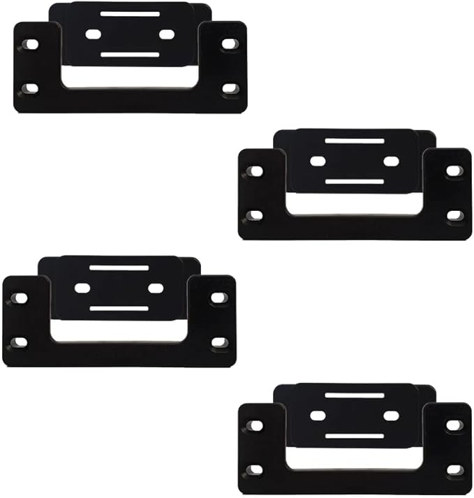 StealthMounts Cleat 'n' Feet Mounting System (4 Pack) | Tool Box Storage System | Mount Anywhere | Compatible with Milwaukee Packout