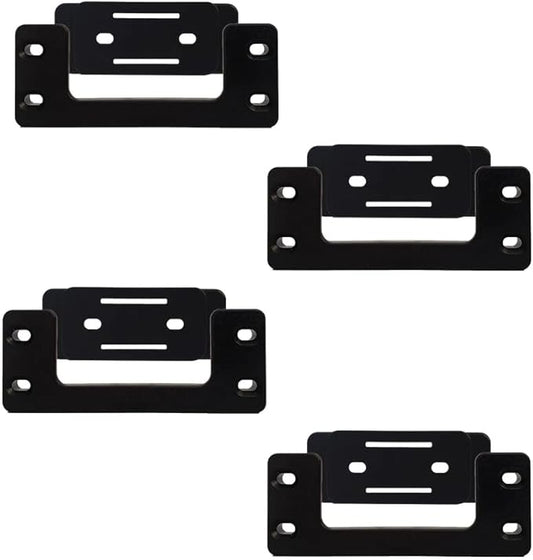 StealthMounts Cleat 'n' Feet Mounting System (4 Pack) | Tool Box Storage System | Mount Anywhere | Compatible with Milwaukee Packout