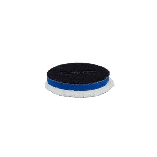 Maxshine 3" Universal Microfiber Polishing Foam Pad for Cutting – Ultra-Soft Microfiber with Hook & Loop – Compatible with DA & Rotary Polishers for Paint Correction & Heavy Cutting