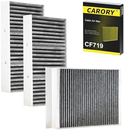 CARORY Activated Carbon Cabin Air Filter for Mercedes Benz 2016-2018 GLE350, 2016-2019 GLE400, 2012-2015 ML350, 2017-2019 GLS450, OE# 1668300318, CF11719, CF719